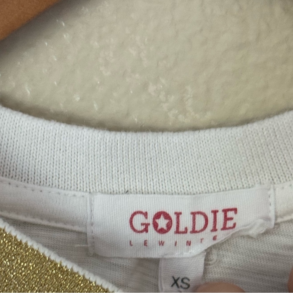 GOLDIE Long Sleeve Pavé Ringer Tee - Picture 4 of 5